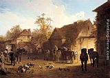 John Frederick Herring Snr The Country Inn painting